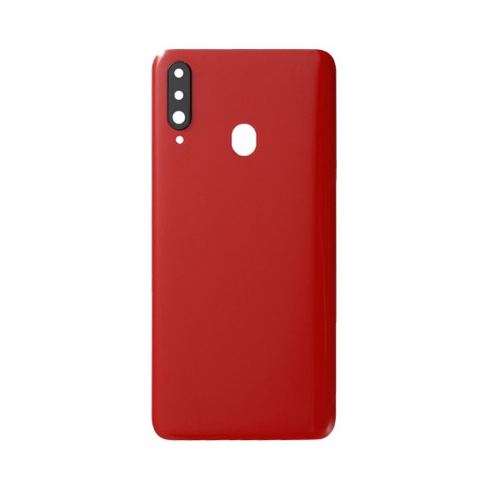 Back cover+Camera Lens Samsung Galaxy A20s/A207 Red